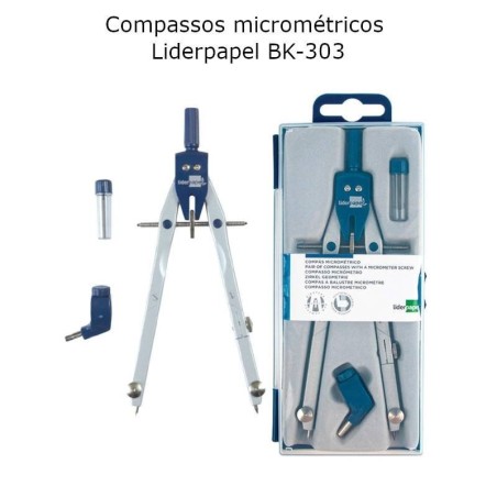 Compassos micrométricos Liderpapel BK-303