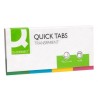 Bandas Separadoras Coloridas Quick Tabs 25x45mm – Q-Connect / 160 un.
