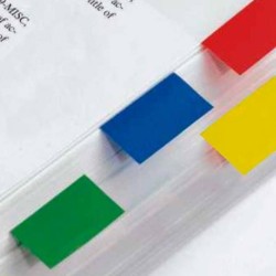 Bandas Separadoras Coloridas Quick Tabs 25x45mm – Q-Connect / 160 un.