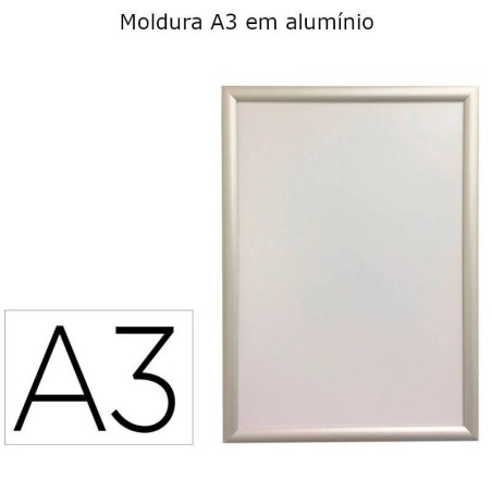 Moldura em alumínio porta anúncios A3