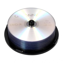 DVD-R Q-Connect 4,7GB 16X – Torre 25 Unidades