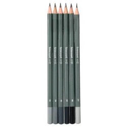Conjunto de 6 lápis de desenho Liderpapel