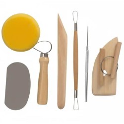 Ferramentas sortidas para modelagem -  8 instrumentos
