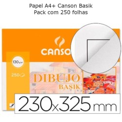 Papel de desenho com esquadria Canson 250 folhas