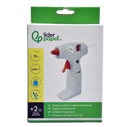 Pistola de Cola Quente Sem Fios Liderpapel PS03
