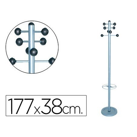 Cabides de pé metálicos com 8 suportes