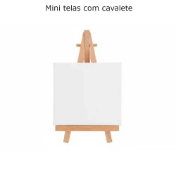 Minitela com cavalete