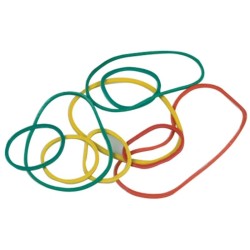 Elásticos Coloridos Q-CONNECT em Caixa 15 g