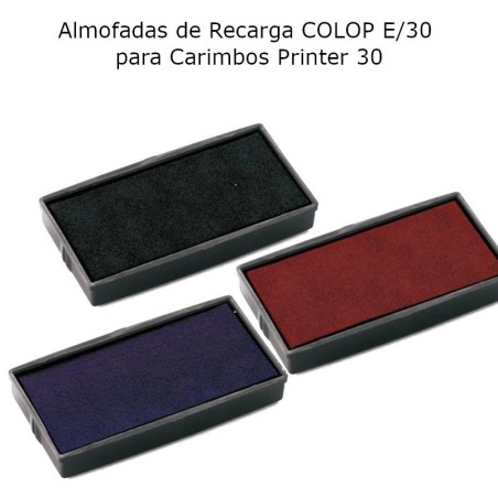 Almofadas de Recarga COLOP E/30 para Carimbos Printer 30