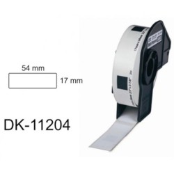 Etiquetas Brother DK-11204, 17x54mm (rolos com 400)