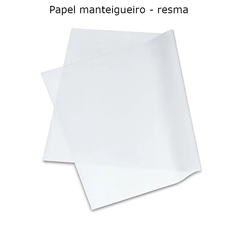 Papel Manteigueiro 34x45cm 120g 500 Folhas
