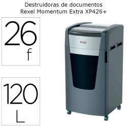 Destruidora de documentos Rexel Momentum Extra XP426+