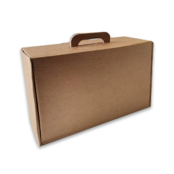Caixas auto-Montáveis com pega 345x197x093mm em cartão simples