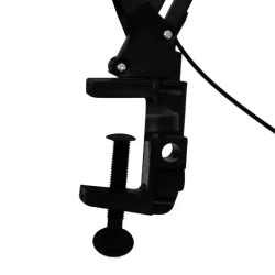 Candeeiro de Secretária LED 8W Q-Connect Rigel Preto com Pinça
