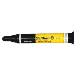 Tinta da china preta Pelikan com 9 ml
