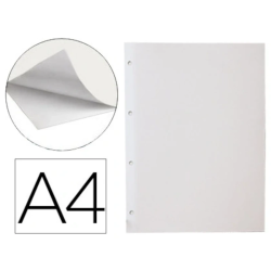 Folhas Adesivas A4 para Álbuns de Fotos Liderpapel (Pack 20 Unidades)