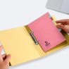 Separadores A5 em Cartolina Q-Connect – 10 Posições Cores Pastel