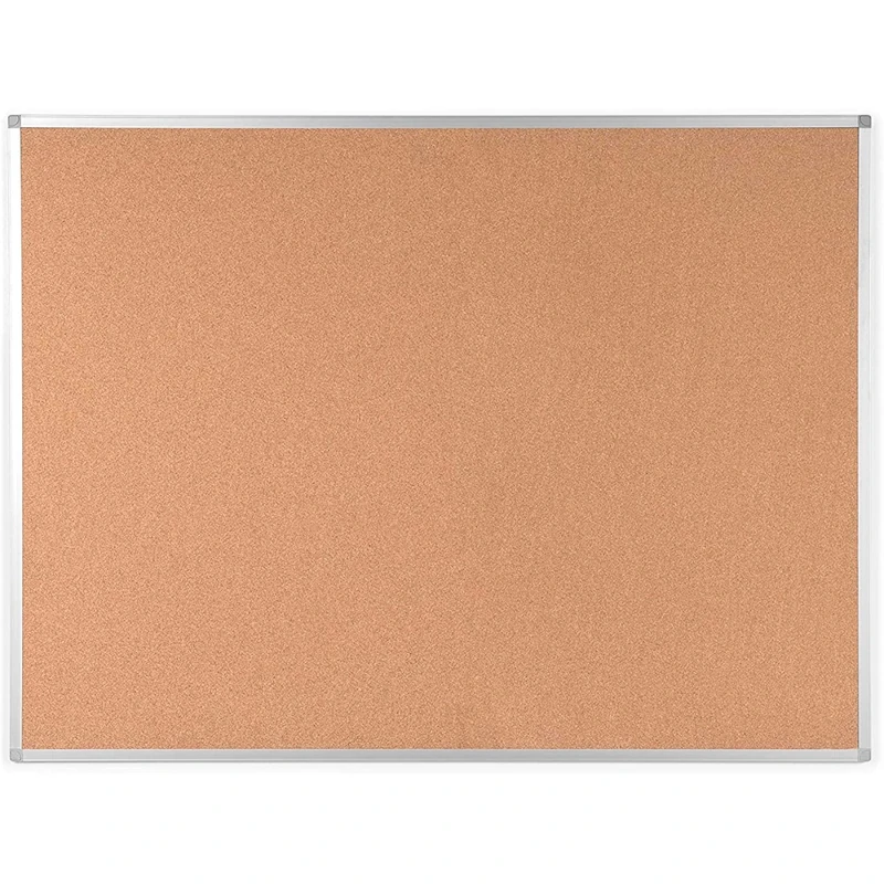 Quadro de Cortiça com Moldura de Alumínio (120x90 cm) – Alta Qualidade