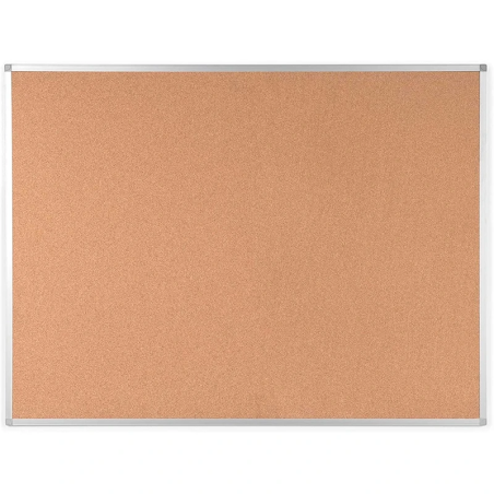 Quadro de Cortiça com Moldura de Alumínio (120x90 cm) – Alta Qualidade