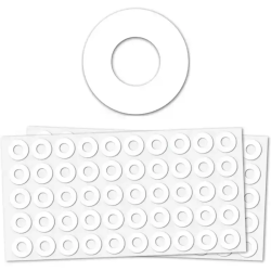Etiquetas de Reforço Redondas LIDERPAPEL Brancas (Blister 100 un.)