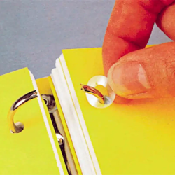 Etiquetas de Reforço Redondas LIDERPAPEL Brancas (Blister 100 un.)
