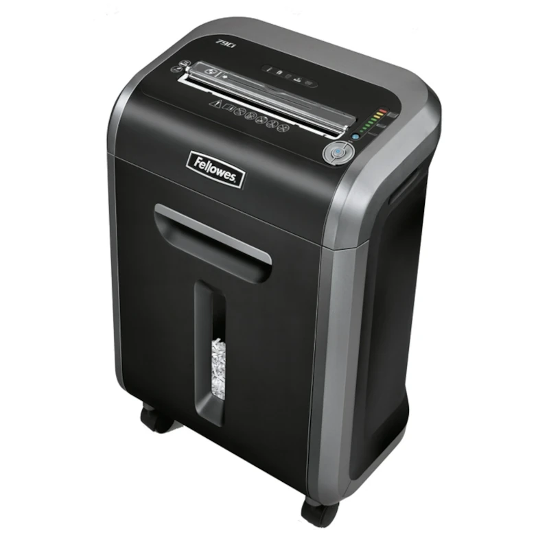 Destruidora de Papel Fellowes PS-79Ci Partículas – Anti-Encravamento / Cesto 23 Litros