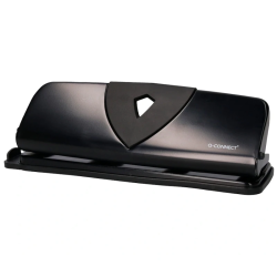 Furador de Papel Q-Connect KF01238 de 4 Furos – Capacidade 16 Folhas / Com Régua