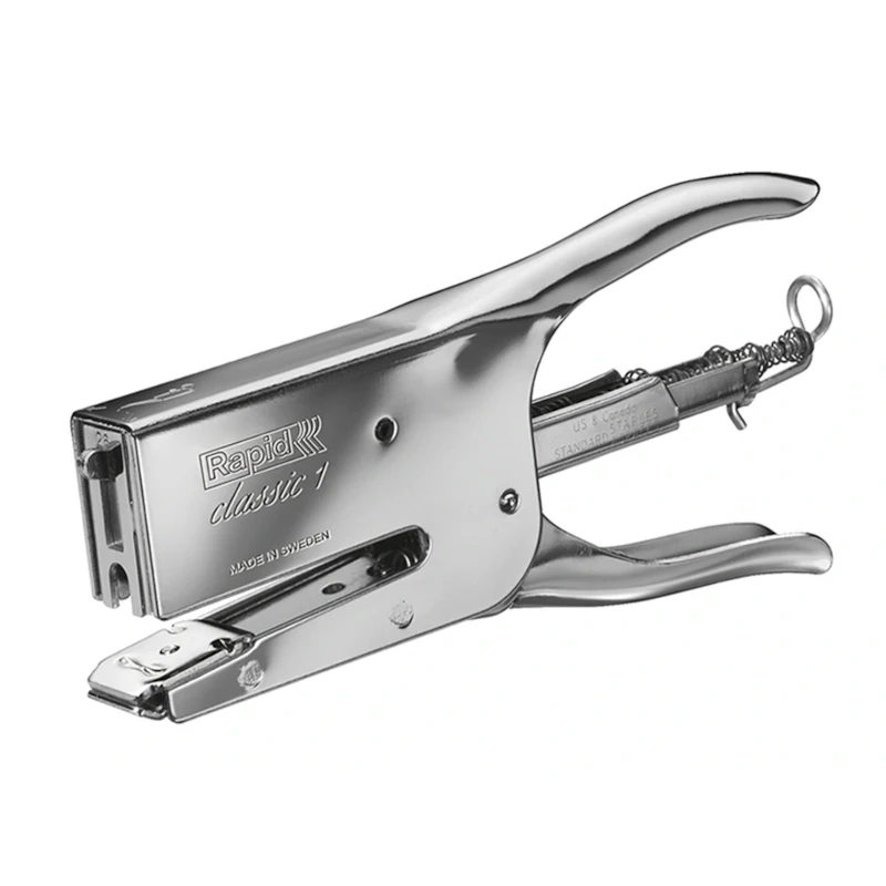 Agrafador Alicate Rapid K1 Clássico Metálico – Uso Industrial / 50 Folhas