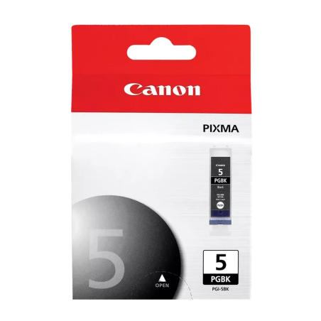 Tinteiro Canon PGI-5BK Preto Original 26ml | Risco de Lápis