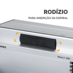 Encadernadora Elétrica Fellowes E-200R A4 | Risco de Lápis