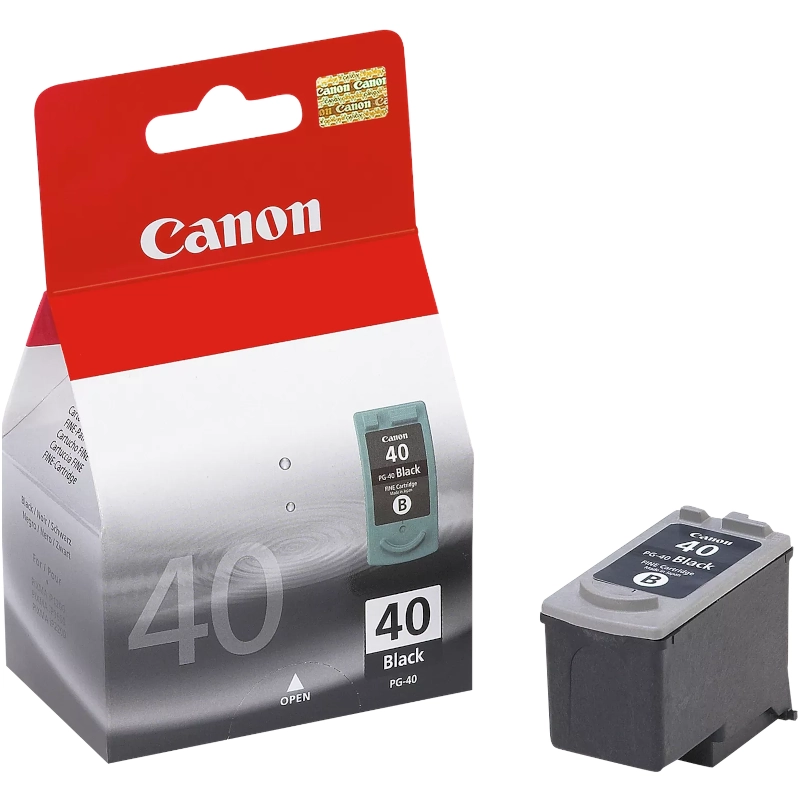 Tinteiro Original Canon PG-40 Preto (16ml) – Maior Capacidade e Rendimento / 0615B001