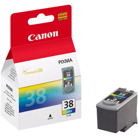 Tinteiro Canon CL-38 Cores 9ml Original | Risco de Lápis