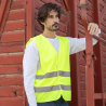 Colete Refletor de Alta Visibilidade Amarelo para Adulto – Tamanho Único Homologado