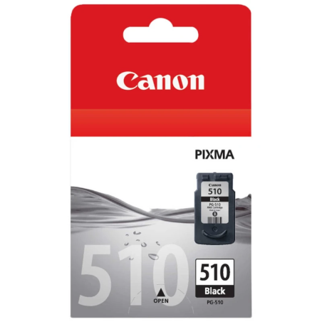 Tinteiro Canon 510 Preto Original (PG-510) – 9ml / 220 Páginas