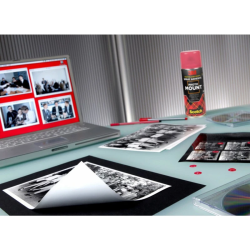 Cola em Spray Photo Mount 3M Transparente 400ml – Original Permanente Lata Vermelha