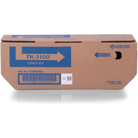 Toner Kyocera TK-3100 Preto (Rendimento 12.500 Páginas) – Original