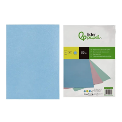 Cartolina A4 celeste para encadernação
