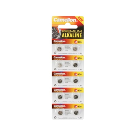 Pilhas Alcalinas LR626 / AG4 1.5V 18mAh (Blister 10 Unidades) – Velleman / Relógios e Brinquedos