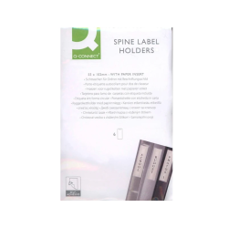 Porta Etiquetas Adesivas para Lombadas de Pastas 55x102mm (Pack 6) – Q-CONNECT