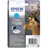 Tinteiro Original Epson T1302XL Azul (Ciano) Alta Capacidade – 10.1ml / 755 Páginas