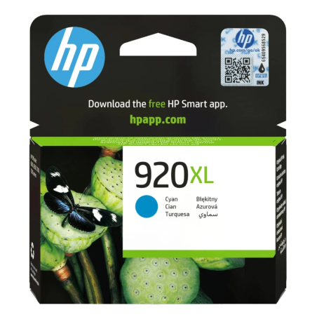Tinteiro HP 920XL Azul (CD972AE) – Alta Capacidade Original