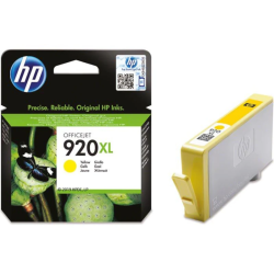 Tinteiro HP 920XL Amarelo de Alta Capacidade – HP Original (CD974AE)