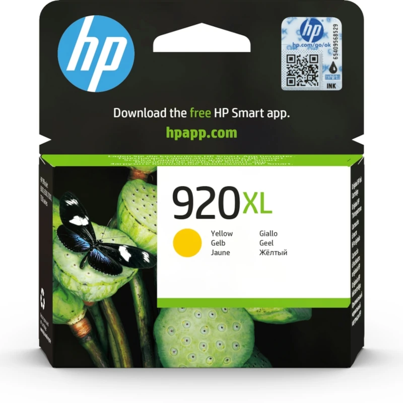 Tinteiro HP 920XL Amarelo de Alta Capacidade – HP Original (CD974AE)