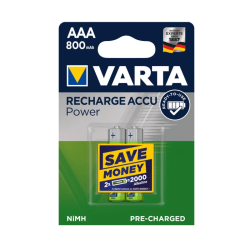 Pilhas Recarregáveis AA 1.2V 2100mAh – Varta (Blister 2un.)