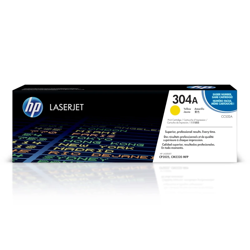 Toner HP 304A Amarelo (CC532A) LaserJet Original