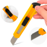 X-ato Largo Económico em Plástico com Lâmina de 18mm – Risco de Lápis