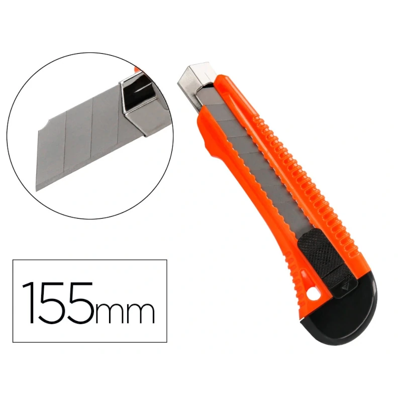 X-ato Largo Q-CONNECT com Calha Metálica – Lâmina de 18mm (Trabalhos Intensivos)