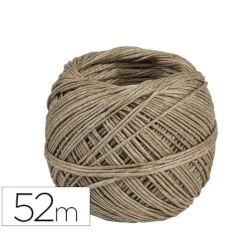 Fio do Norte de Cânhamo Natural Polido (52m) – Novelo de Fio de Vela 50g.
