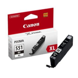 Tinteiro Canon CLI-551BKXL Preto Fotográfico – Alta Capacidade Original (11ml)