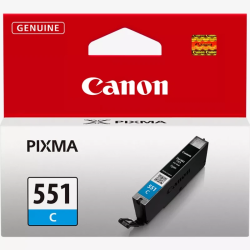Tinteiro Canon CLI-551C Azul (Ciano) – Original ChromaLife100+ (7ml)
